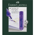 HIGHLIGHTER FABER CASTELL TEXTLINER ICE CHISEL VIOLET  PURPLE EACH1 PACK10 