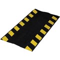 MAT MATTEK CABLE SAFE MAT 500 X 1000MM BLACK WITH CHEVRON BORDER