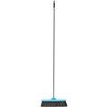 BROOM WITH 1200MM ALUMINIUM HANDLE 305MM INDOOR SOFT BRISTLE BLUE EACH1 PACK6