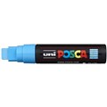 POSCA PAINT MARKER PC17K UNIBALL EXTRA BROAD CHISEL TIP NO 8 15MM LIGHT BLUE