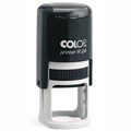 STAMP MTO COLOP R24 ROUND PRINTER SELF INKING CUSTOM MADE TO ORDER STAMP 24MM BLACK