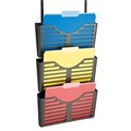 DOCUMENT HOLDER ESSELTE VERTICALMATE FILE POCKET WITH PARTITION HANGER THREE 3 TIER LANDSCAPE A4 CHARCOAL