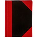 NOTEBOOK SPIRAX NOTE BOOK CASEBOUND RULED 100 LEAF A7 BLACKRED