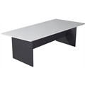 TABLE RAPID WORKER BOARDROOM 2400 X 1200MM WHITEIRONSTONE