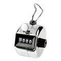 TALLY COUNTER 4 DIGIT HANDY SILVER