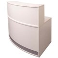 RAPIDLINE MODULAR RECEPTION COUNTER 1339MM X 872MM X 1160MM WHITE