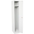 GO STEEL LOCKER 1 DOOR 385 X 455 X 1830MM SILVER GREY