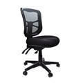 CHAIR BURO METRO MESH HIGH BACK TASK BLACK NYLON BASE BLACK