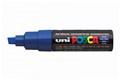 POSCA PAINT MARKER PC8K UNIBALL BROAD CHISEL TIP NO 33 8MM BLUE