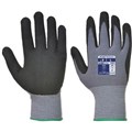 GLOVE NITRILE FOAM PORTWEST A350 DERMIFLEX GLOVE BLACK MEDIUM