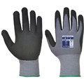 GLOVE NITRILE FOAM PORTWEST A350 DERMIFLEX GLOVE BLACK XXL