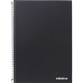 NOTEBOOK INITIATIVE PREMIUM SPIRAL WITH PP COVER AND POCKET SIDE BOUND NOTE BOOK P595A A4 240 PAGE EACH1 PACK5