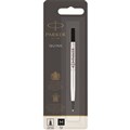 PARKER QUINK PEN REFILL ROLLERBALL MEDIUM 07MM NIB BLACK
