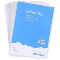 LETTER FILE SIDE  TOP OPENING A4 120 MICRON CLEAR 100PK