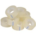 INITIATIVE OFFICE TAPE 19MM X 33M CLEAR 8PK
