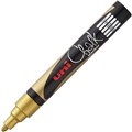 CHALK MARKER LIQUID PWE5M UNIBALL BULLET TIP 18MM GOLD