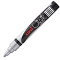 CHALK MARKER LIQUID PWE5M UNIBALL BULLET TIP 18MMMM SILVER