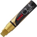 CHALK MARKER LIQUID PWE17K UNIBALL BROAD CHISEL TIP 15MM GOLD