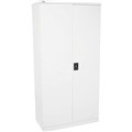 GO STEEL STATIONERY CUPBOARD 3 SHELVES 910W X 450D X 1830MMH WHITE CHINA