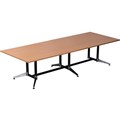 RAPIDLINE TYPHOON BOARDROOM TABLE 3200MM X 1200MM X 750MM BEECH