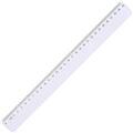 RULER PLASTIC 30CM 300MM CLEAR