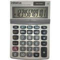 CALCULATOR INITIATIVE DESKTOP 12 DIGIT DUAL POWERED SMALL GREY