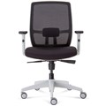 CHAIR RAPIDLINE LUMINOUS EXECUTIVE HIGH BACK MESH BLACKWHITE