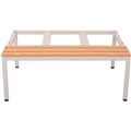 RAPIDLINE SEAT AND STAND 915 X 700MM SILVER GREYLIGHT OAK