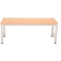RAPIDLINE SINGLE SIDED BENCH SEAT 1000 X 360MM SILVER GREYLIGHT OAK