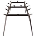RAPIDLINE MELAMINE IRONSTONE H BASE TO SUIT 2400 X 1200MM TABLE TOP