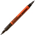 PERMANENT MARKER ARTLINE ELECTRICIANS 041MM DUAL BULLET NIB BLACK EACH1 PACK12