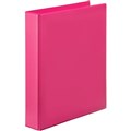 BINDER FOLDER CLEARVIEW INSERT RING 2D 25MM A4 PINK
