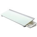 QUARTET DESKTOP GLASS COMPUTER PAD 460 X 150MM