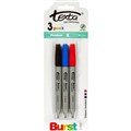 FINELINER TEXTA BURST FINELINER PENS ASSORTED 3PK