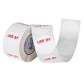 LABEL AVERY 937344 REMOVABLE ROUND  USE BY  40MM WHITERED 500PK