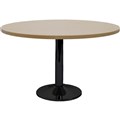 RAPIDLINE ROUND TABLE DISC BASE 1200MMR X 755MMH BEECHBLACK