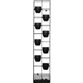 VERTICAL GARDEN RAPIDLINE RAPID BLOOM PLANTER 1935MM X 390MM X 210MM BLACK