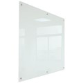 RAPIDLINE GLASS WRITING BOARD WITH CHROME FITTINGS 1200 X 900 X 15MM WHITE