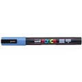 POSCA PAINT MARKER PC3M UNIBALL FINE BULLET TIP NO 48 13MM SKY BLUE
