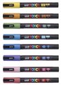 POSCA PAINT MARKER PC3M UNIBALL FINE BULLET TIP NO 33 13MM GLITTER BLUE