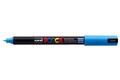 POSCA PAINT MARKER PC1MR UNIBALL ULTRA FINE PIN TYPE TIP NO 8 07MM LIGHT BLUE