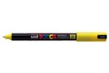 POSCA PAINT MARKER PC1MR UNIBALL ULTRA FINE PIN TYPE TIP NO 2 07MM YELLOW