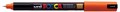 POSCA PAINT MARKER PC1MR UNIBALL ULTRA FINE PIN TYPE TIP NO 4 07MM ORANGE