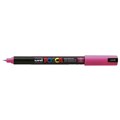 POSCA PAINT MARKER PC1MR UNIBALL ULTRA FINE PIN TYPE TIP NO 13 07MM PINK