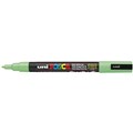 POSCA PAINT MARKER PC3M UNIBALL FINE BULLET TIP NO 5 13MM LIGHT GREEN