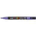 POSCA PAINT MARKER PC3M UNIBALL FINE BULLET TIP NO 12 13MM VIOLET