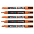 POSCA PAINT MARKER PC3M UNIBALL FINE BULLET TIP NO 4 13MM ORANGE