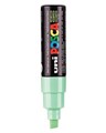 POSCA PAINT MARKER PC8K UNIBALL BROAD CHISEL TIP NO 5 80MM LIGHT GREEN