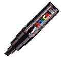 POSCA PAINT MARKER PC8K UNIBALL BROAD CHISEL TIP NO 24 8MM BLACK