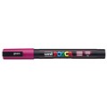 POSCA PAINT MARKER PC3M UNIBALL FINE BULLET TIP NO 11 13MM FUCHSIA